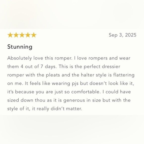 NWT Size 14 - By Anthropologie Halter Plissé Romper (NWT US$ 138) - Picture 2 of 16